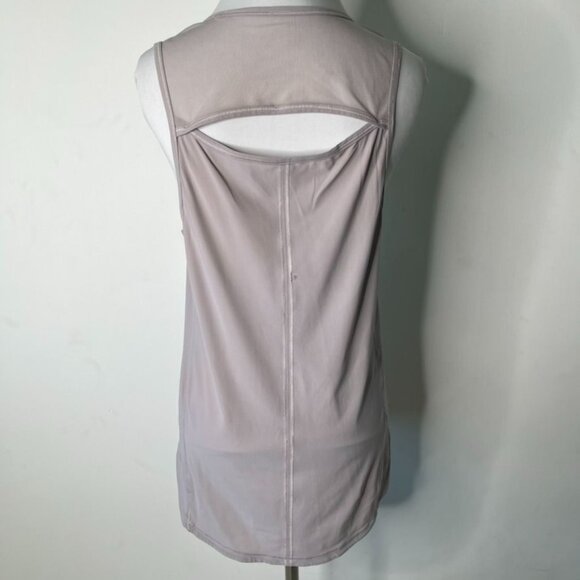 lululemon athletica Tops - Lululemon Sculpt Tank Top Mauve Gray Mesh Back Ventilated Running Yoga Size 6